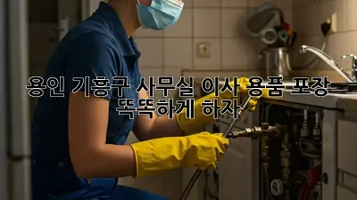 용인 기흥구 사무실 이사? 용품 포장 똑똑하게 하자!